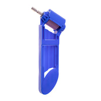 Tragbarer Bohrerschärfer – blau