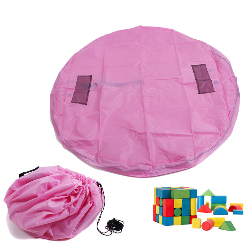 Matte / Tasche für Kinderbausteine - klein, pink