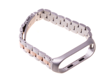 Armband für Xiaomi Mi Band 3 / Xiaomi Mi Band 4 - Silber Roségold – Produktabbildung 2