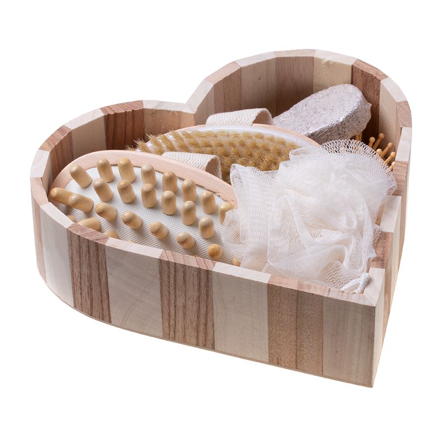 Geschenkset SPA mit Waschlappen und Massagezubehör – 5-teilig