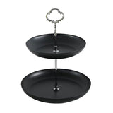 Zweistufige Etagere / Ablage – schwarz – Produktabbildung 3