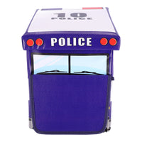 Spielzeugbox mit Sitzhocker – Polizeiauto – Produktabbildung 6