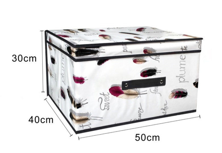 Verschließbarer Organizer / Aufbewahrungsbox, Größe 30 x 40 x 50 cm – in einem Brief
