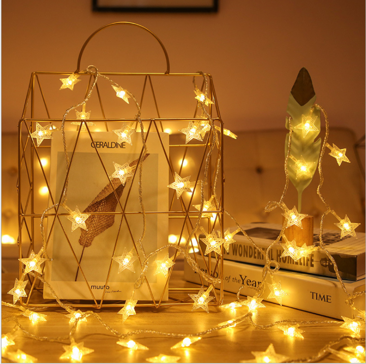 Girlande, LED-Lichterkette – Sterne 5 m – Produktabbildung 6
