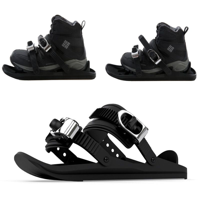 Mini-Skischuhe Kurzski - schwarz – Produktabbildung 3
