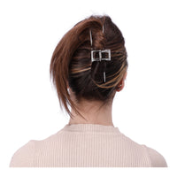 Dekorative Haarnadel, Haarspange – silber – Produktabbildung 4