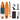 SUP-Board Beach Dolphin orange