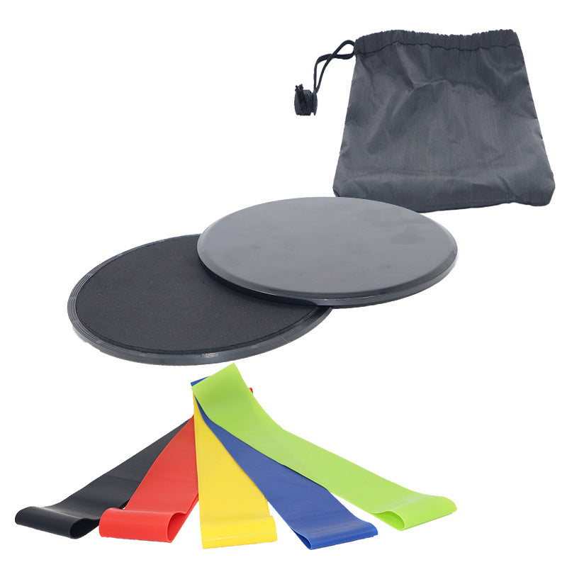 Gleitpads + 5 Trainingsbänder – schwarz – Produktabbildung 2