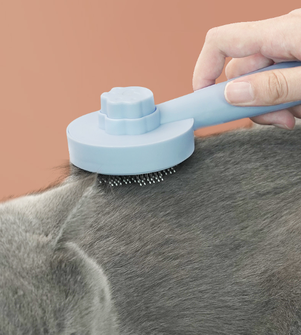 Bürste zur Haarentfernung bei Hunden oder Katzen – blau – Produktabbildung 7