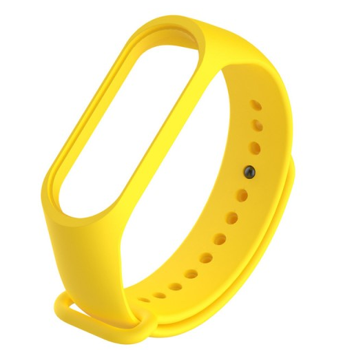 Silikonarmband für Xiaomi Mi Band 3 / Xiaomi Mi Band 4 - gelb