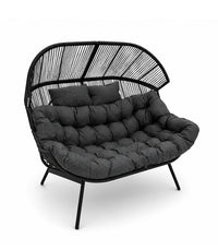 Modernes Gartensofa / Doppelter Kuschelsessel in Kokonform – Eleganz und Komfort in Ihrem Garten – Produktabbildung 8