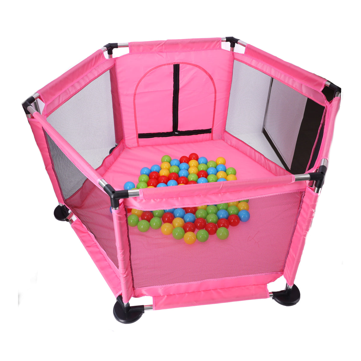 Set mit bunten Bällebad-Bällen, 100 Stück, Pilsan – Produktabbildung 2