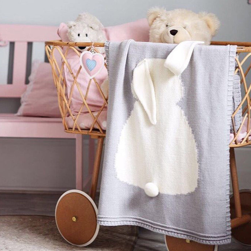 Babydecke – Häschen, rosa – Produktabbildung 6