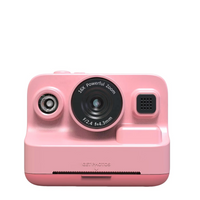 Sofortbildkamera mit Videodrucker, 3 Rollen, Rosa – Produktabbildung 9