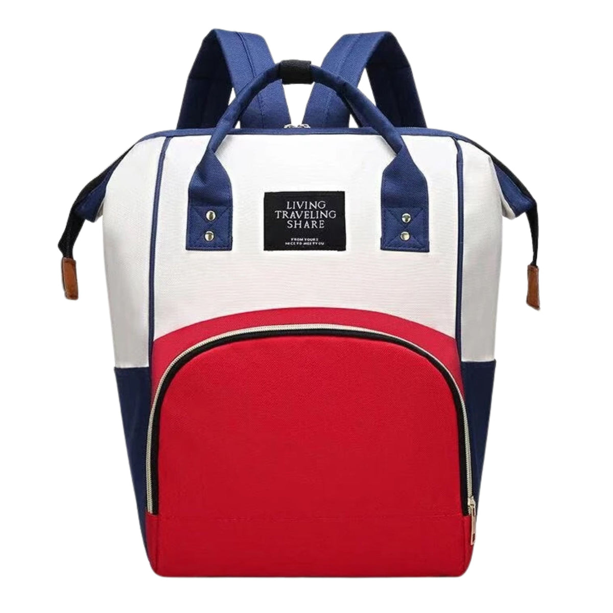 Rucksack / Tasche für Mama – weiß, rot und blau – Produktabbildung 2