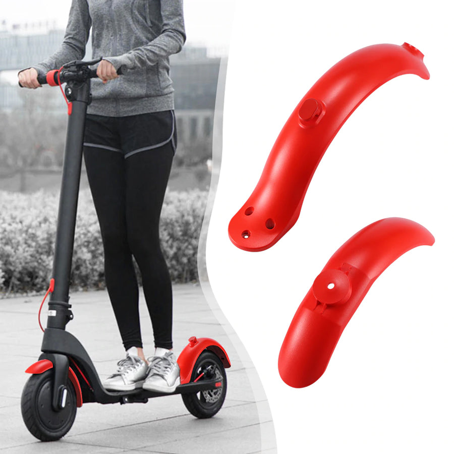 Ein Set (Hinterrad und Vorderrad) Schutzbleche für den Xiaomi M365 / PRO Scooter – rot