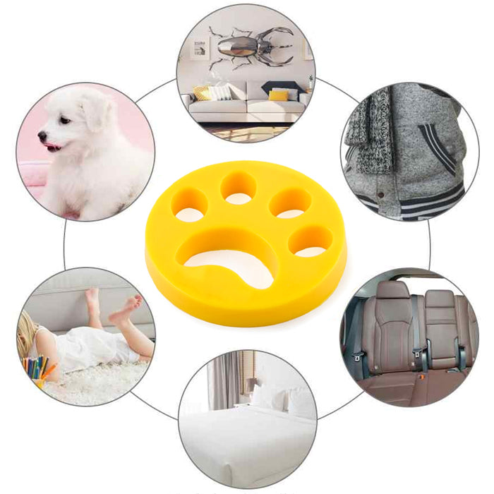 Pfote zur Entfernung von Tierhaaren aus Kleidung – Gelb – Produktabbildung 2