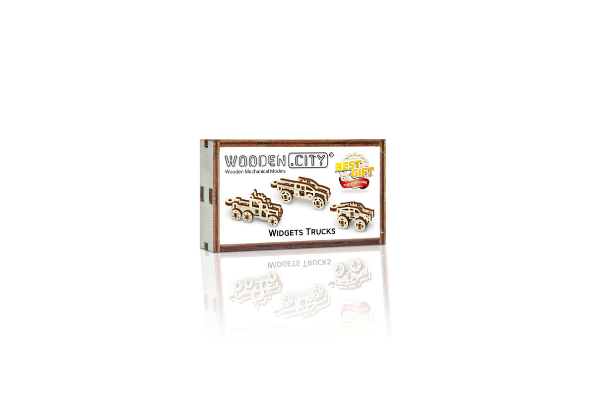Holz-3D-Puzzle – Trucks – Produktabbildung 2