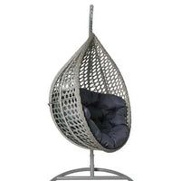 KOMFORTABLER HÄNGE-KOKONSEL FÜR DEN GARTEN GIARDO XXL – GRAU – Produktabbildung 6