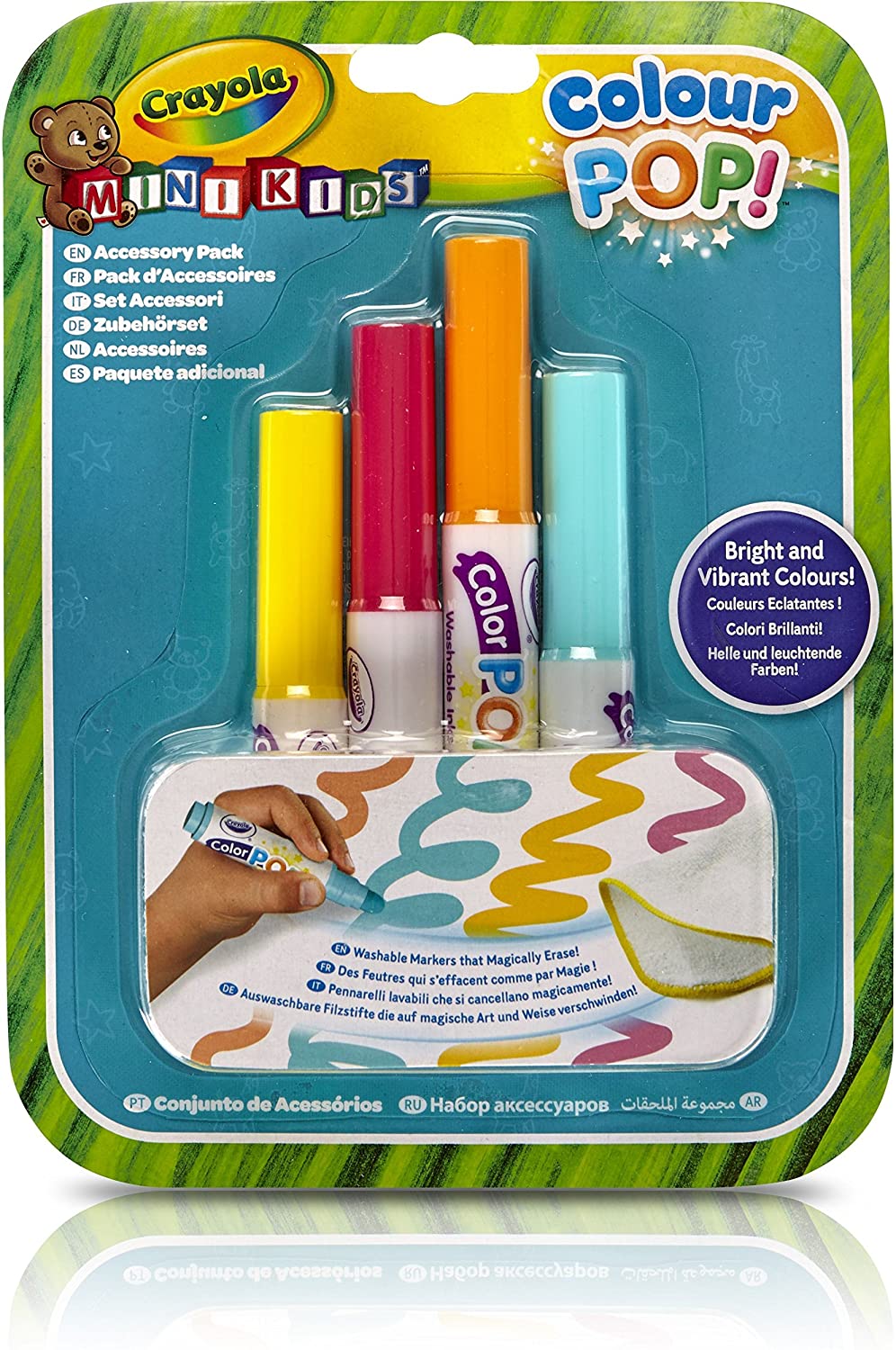 Crayola: Color POP - Set mit 4 Mini-Trockenlöschmarkern