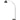 Arc lamp, floor lamp, height-adjustable, foot switch, marble-effect base, 170-180cm, black