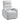 Adjustable recliner with footrest, modern upholstered armchair, light gray