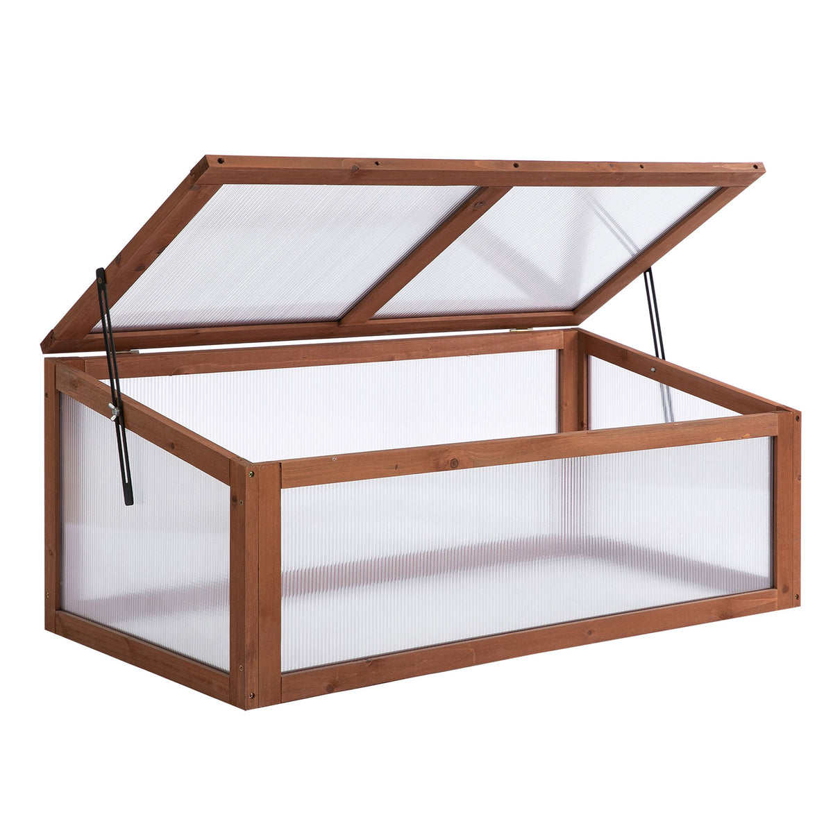 Mini greenhouse, small greenhouse for the garden, with PC panels, good light transmission, 100L x 65W x 40H cm