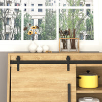 183 cm sliding door complete set, sliding door system with floor guide, sliding door track, rollers, and carbon (6)