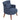 Modern Armchair, Upholstered Accent Chair with Lumbar Pillow, Blue