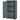 Wooden garden cabinet, asphalt roof, lockable door, elevated design, louvered doors, 87x46.5x160cm, grey