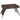 Garden table, outdoor coffee table, outdoor side table, PE rattan, weather-resistant, 60 cm x 41 cm x 41 cm