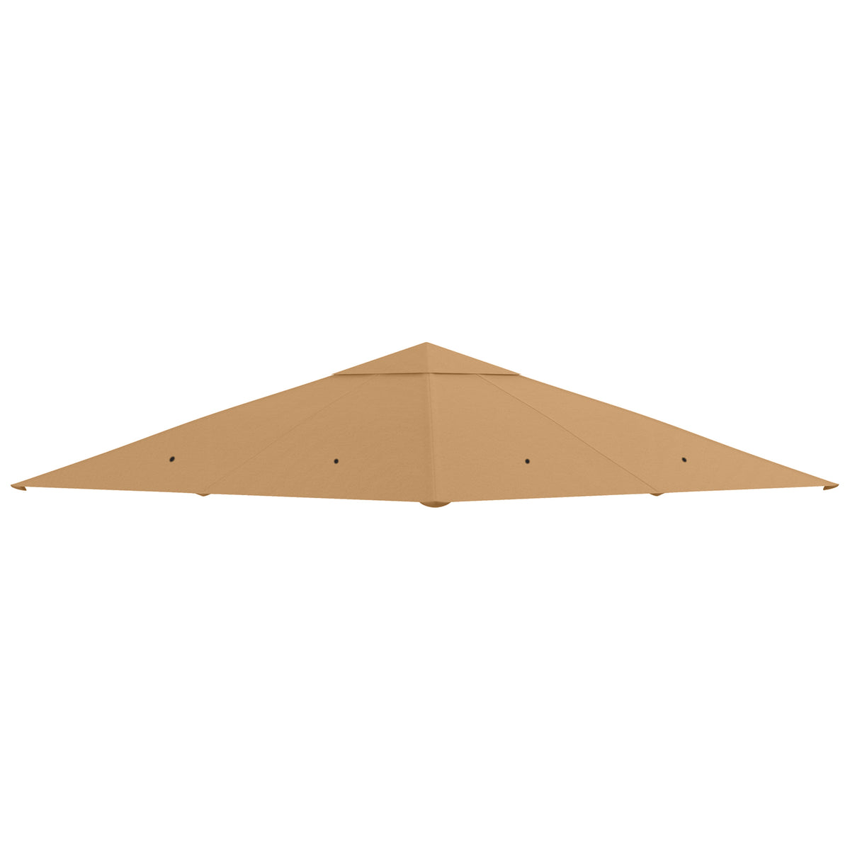 Replacement roof for garden gazebo, polyester, 2.98 x 2.98 m, beige