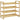 Bamboo shoe rack, 15.5 cm shelf height, ventilated slat design, 76 x 33 x 67 cm, natural wood effect