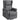 Recliner chair, lift assist, reclining function, up to 200kg, 72.5x94x109cm, dark gray