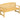 2-seater wooden garden bench, weatherproof bench, garden furniture with backrest, 240 kg load capacity 140 x 50