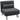 Folding armchair with bed function, foldable recliner in velvet look, adjustable backrest, 75 x 70 x 75 cm, dark