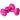 2 x 3 kg dumbbell set, hexagonal design, floor-friendly, non-slip, pink