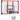 Wall-mounted basketball hoop, indoor/outdoor, durable PC backboard, nylon net, steel rim, 113x61x73 cm