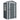 1.1 m² Tool Shed, Wood-Look Garden Shed, Window, Gable Roof, Ventilation, Floor, Lock, Gloves, Grey