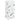 Umbrella stand, 4 hooks, drip tray, steel, white