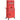 Mobile tool cabinet, 6 drawers, 2 cabinets, steel, lockable, red