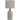 Table lamp, bedside lamp, desk lamp with ceramic base, linen lampshade, 22x22x45 cm sand color + beige