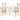 5-piece children's table and chair set, lightweight solid wood, colorful
