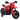 Electric motorcycle for children, 6V battery-powered, training wheels, horn, engine start sound, 3-8 years, red