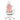 Gaming Chair Ergonomic Gamer Chair with Lumbar Support, Footrest, Bunny Ear Headrest Pink