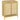 Bamboo laundry hamper with lid, 2 baskets, foldable, 64L, natural and cream white