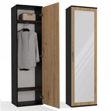 Kleiderschrank DUO ANTHRAZIT EICHE ARTISAN
