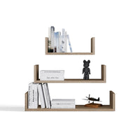 Wand-Hängeregal MOBI 3P EICHE SONOMA – Produktabbildung 6