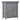 Equipment cabinet, double door, hinged lid, 2 shelves, weatherproof, natural wood, grey, 74 x 43 x 88cm