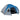 4-person camping tent, suitable for all seasons, 3.00 x 2.50 x 1.30m, blue + grey